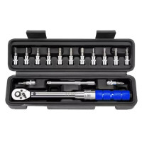 Ключ динамометрический 1/4" 2-24 Nm с битами и удлинителем 114196TK1